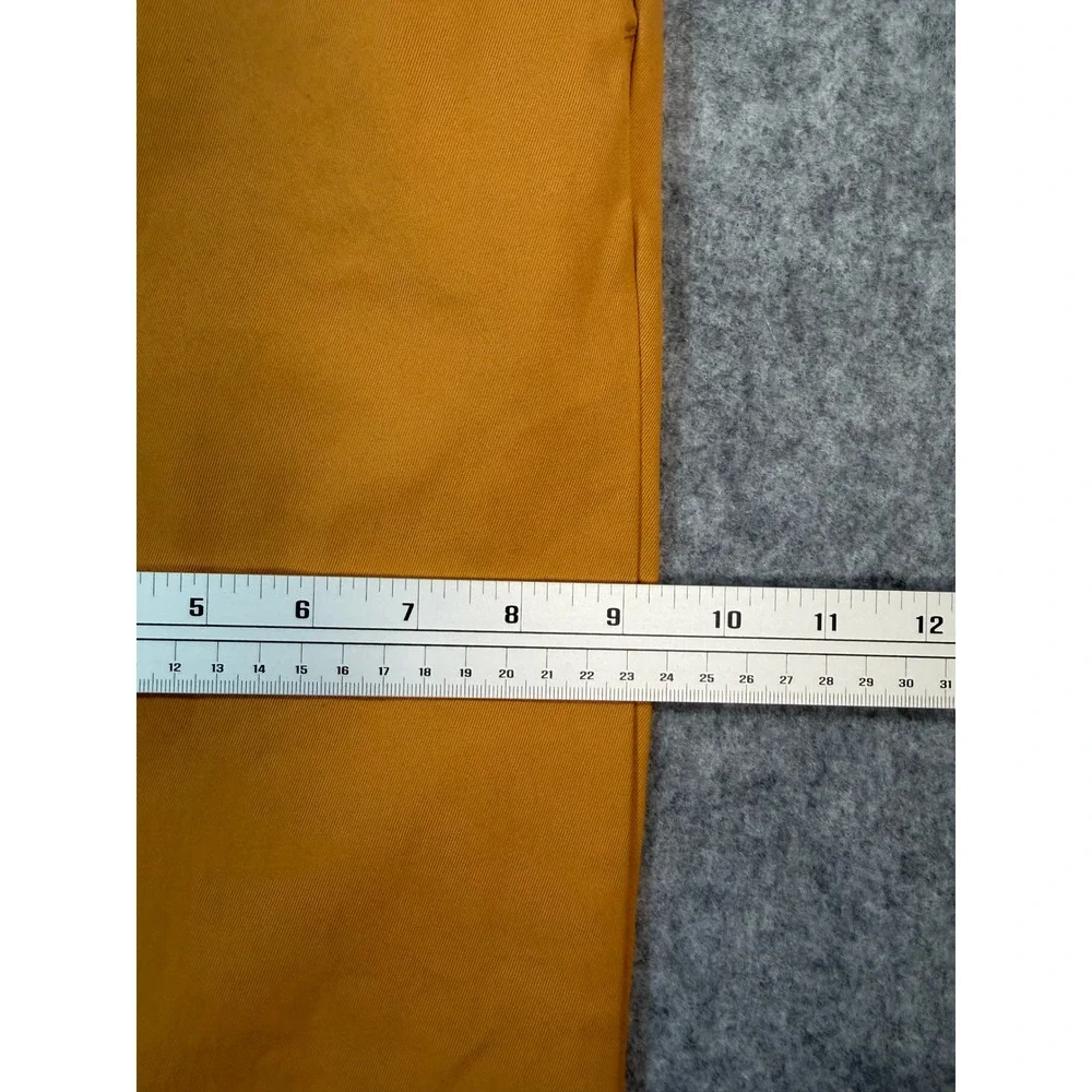 Banana Republic Fulton Skinny Fit Chinos Mens 31x32 Mustard Yellow Ochre Pants
